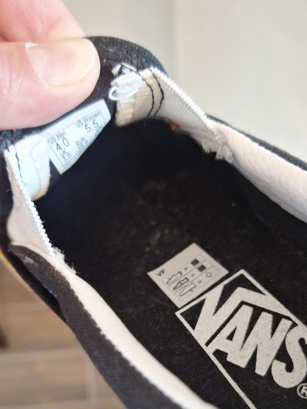 Vans size women
